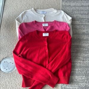 GAP Women's Sweater - Red, Pink, White